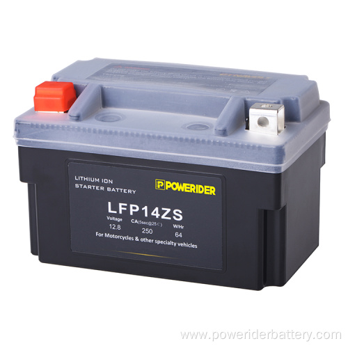 12.8v 6ah YTZ14S lithium ion motorcycle starter battery